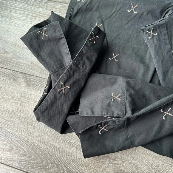 Liz Golf Cathren Golf Club Embroidered Capri Pants - Picture 8 of 13